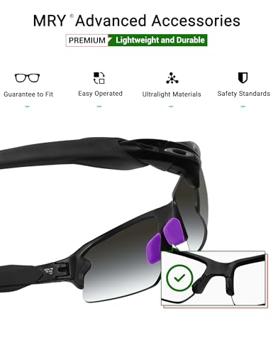 Image of Mryok Replacement Nose Piece Nose Pads for Oakley Half Jacket /Flak 2.0 /Half Jacket 2.0 /Flack Jacket Sunglass - Options