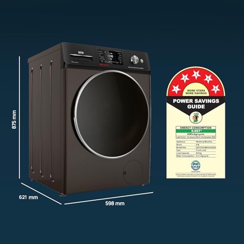 IFB 9 Kg 5 Star Powered by AI with 9 Swirl Wash, WiFi, Fully Automatic Front Load Washing Machine (Executive MBN 9014K, Steam Refresh Program with Eco Inverter, Mocha) view 2