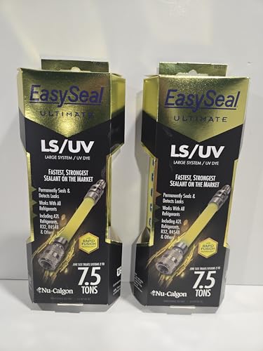 2 Pack Easy Seal 4050-11 Ultimate Large System with UV Dye 2 to 7.5 Tons HVAC Sealer SEALENT A-C AIR Conditioner