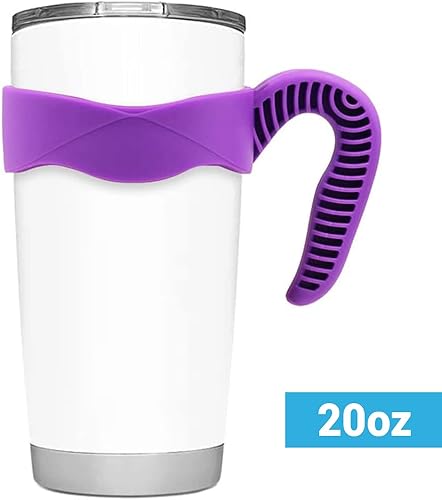 Miniatura 2 de Hyturtle 2 asas elegantes y funcionales para vasos de 20 onzas, agarre seguro, ligero, apto para lavavajillas, ideal para viajes y actividades al