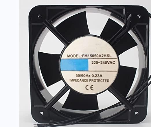 Ventilador 220V 15050 para refrigerar incubadoras y proyectos de ventilación mecánica