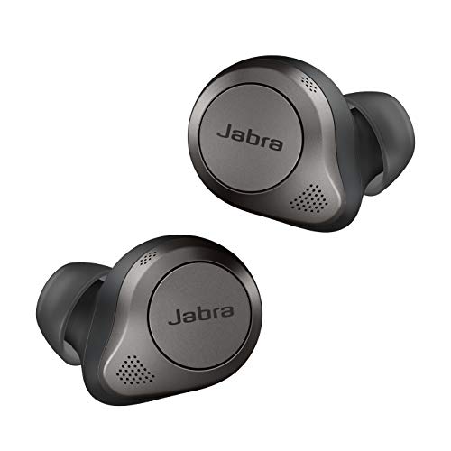 Jabra Elite 85t True Wireless Kopfhörer - Jabra Kopfhörer mit Advanced Active Noise Cancellation und kraftvollen Lautsprechern - Kabelloses Ladegehäuse - titanschwarz