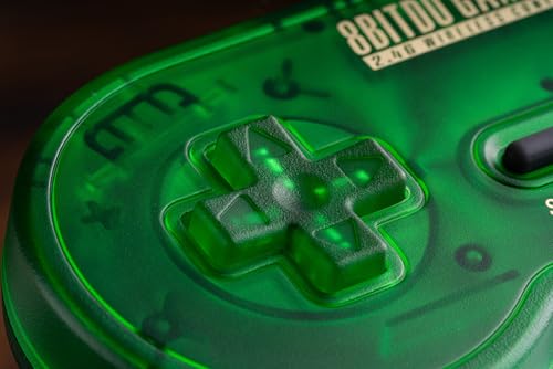 Image of 8Bitdo SN30 2.4G Wireless Gamepad for Original SNES /SFC (Jade Green Edition)