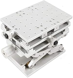 TBVECHI Axis Moving Workbench, Aluminum Alloy 3 Axis Moving Table Lift Tables, 3 Axis Moving Workbench DIY Marking Working Machine XYZ Marking Machine
