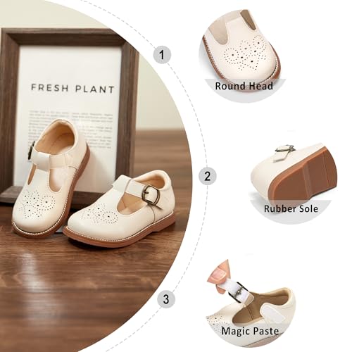 Image of Otter MOMO Toddler /Little Girls Mary Jane Slip-on School Uniform Party Dress Shoes