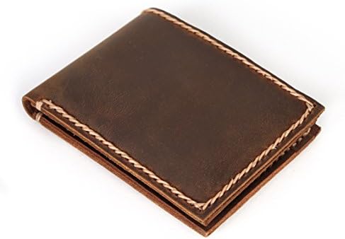 JooJoobs Bifold Wallets | Slim Men's Wallet Made from Genuine Cowhide Leather | Simple, Sleek and Vintage Design for Men | Gifts for Fathers, Husbands and Boys | Durable and Handmade