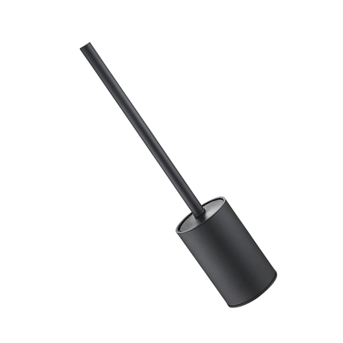 Cepillo Limpiador de Inodoro Soporte, Acero Inoxidable Negro