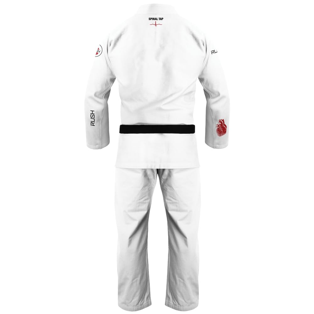 Rush Spinal Tap Jiu Jitsu BJJ Gi - Ultra Strong Pearl Weave Premium Kimono