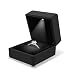 Mydio Black Earring Pendant Box-Jewelry Organizer Velvet with LED Rubber Paint-Ring is not Included