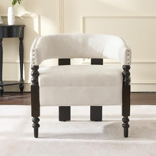 LOULENS Barrel Accent Chair