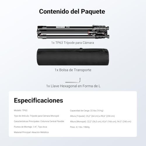 Neewer 90-inch Tripod thumbnail 9