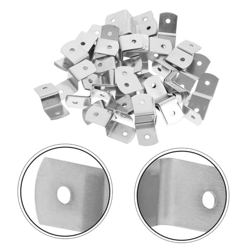 Fixations pour cadres photo UKCOCO en Z support de table lot de 150 - 4