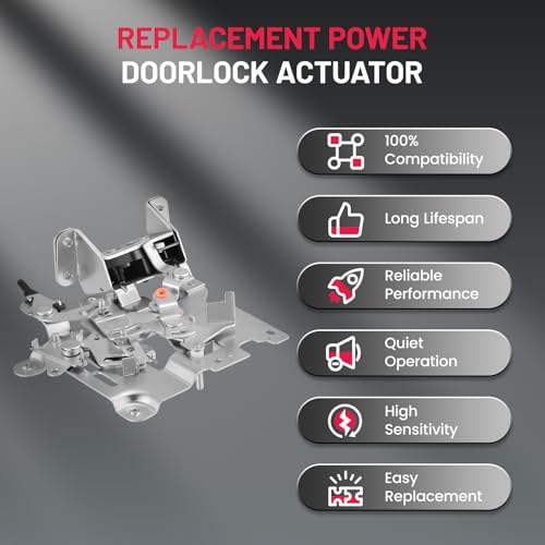 Image of SYERAL Power Door Lock Actuator Rear Right Driver Side Compatible with Chevy 1996-2020 Express 1500 2500 3500 4500 Savana 1500 2500 3500 4500 Van Replaces 940-112 22745040 15021654 15116914 15132974