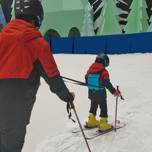 Ski Harness Trainer,Ski and Snowboard Harness Trainer for Kids,Child Ski Harness with Backpack for The Speed Control of Skiing and Snowboarding,for Toddler Snowboard Beginners - Thumbnail 7