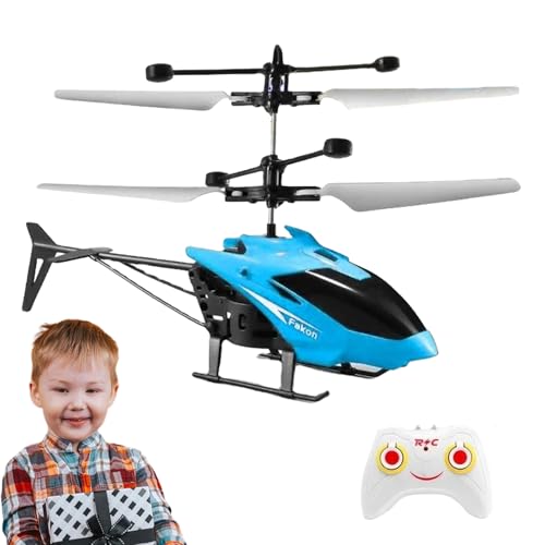 yakermur RC Helicopter For Boys Remote Control With LED Light Kids Fixed Height, One-Key Take-Off, Indoor Planes Ideal Festival,Altitude Hold Helicopters Gyro & Ligh Radio Controlled Aircraft Toy - Image 9