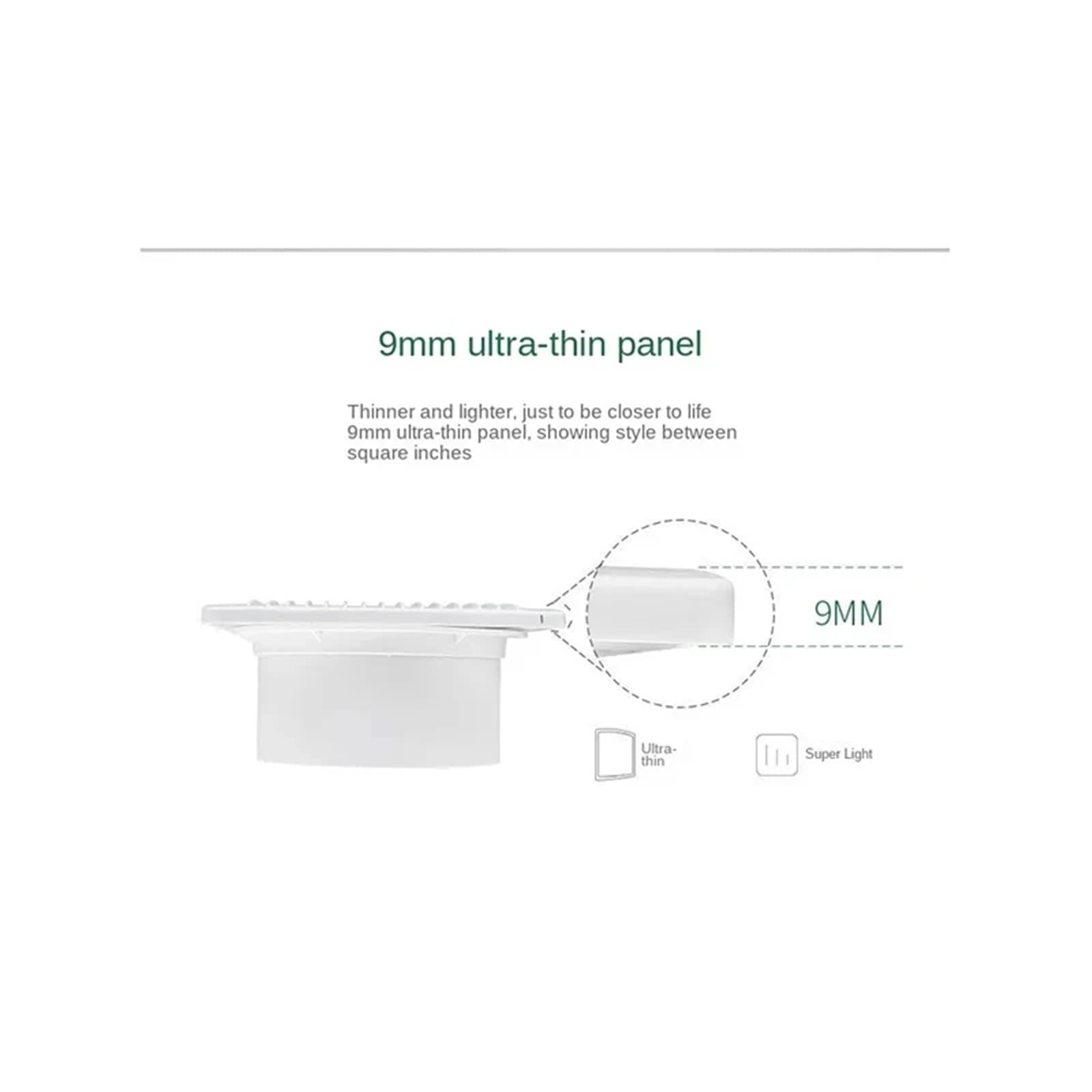 Estrattore Aria, Ventilatore di Scarico, Ventilatore di sfiato a Parete a Risparmio energetico, Design Anti-zanzare, Ventilatore di Estrazione for Bagno, Cucina, WC(8inch)