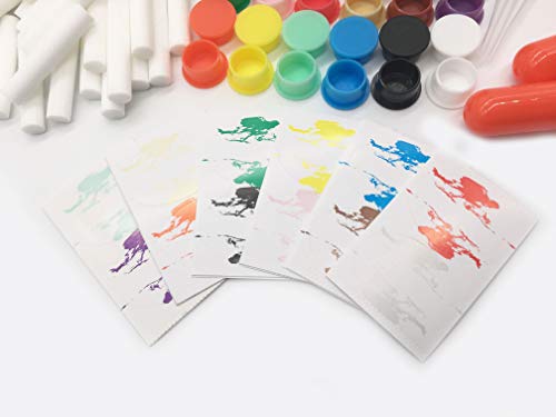 Ziojovk Nasal Inhaler Tubes - Kit Contains: 24 Empty Nasal Inhaler Tubes (With Wicks) 12 Extra Wicks,36 Writable Stickers, 2 Mini Droppers And 1 Tweezers #TOP4