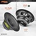 PRV AUDIO 8FR250 8 Inch Full Range Speaker, 8 Ohms, 250 Watts Continuous Program Power, 125 Watts RMS Power, 93.5 dB, Full-Range Driver Loudspeaker for Pro Audio Systems (Single)