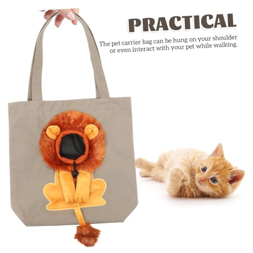 Bolsa de lona para gatos resistente a arañazos y muy ventilada 6