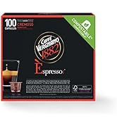Caffè Vergnano Èspresso1882 Capsules de café, compatibles Nespresso et compostables, Pack d...