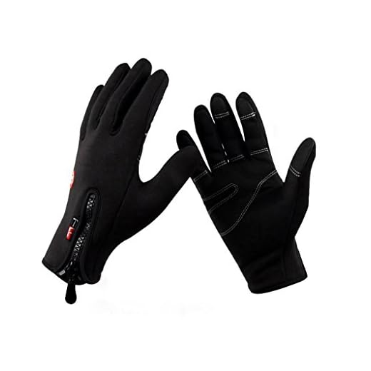 Skysper Guantes Ciclismo Invierno Guantes Deportivos deportes al aire libre pantalla táctil Moto Bici Motocicleta anti-viento