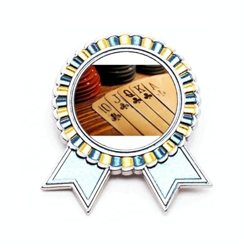Pin's Old Poker Chip métal M accessoire photo Art déco vintage collection