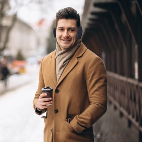 3 Pairs Bandless Ear Warmers, Unisex Winter Muffs for Outdoor Activities3