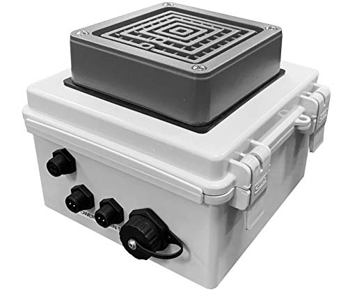 Linortek Netbell-KB All-in-One Extra Loud Automatic Factory Warehouse Break Buzzer System Programmable Bell Timer Software Web-Based Bell Controller w/One External Buzzer Output Covers 25,000sqf Area