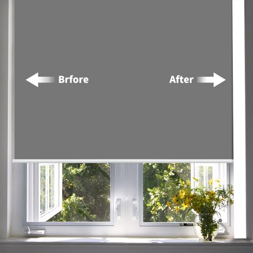 SEEYE Blackout Light Blockers, PVC Light Blockers Side Tracks for Roller Window Shades and Blinds 100% Blackout L-Shaped Light Blocking Strips for Bedroom, Easy to Install(White, 16.9'', 6pcs) by SEEYE - Image 2