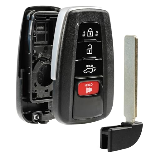 Coque télécommande Toyota RAV4 Highlander clé 4 boutons pour SUV et Hatchback HYQ14FBC