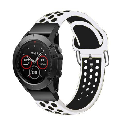 Bracelet montre Garmin Fenix 6 silicone 22mm pour remplacer un usé