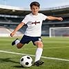 TEERAPHIQUE Family Matching Football T-Shirts for England Fans, Red White Top for Parents Kids, Ideal Match Day（Men White5-DK XL） #5