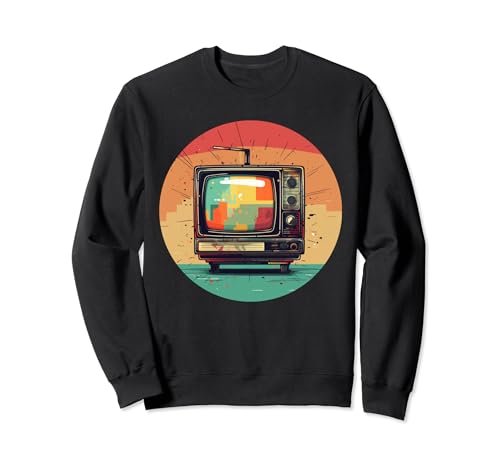 Old TV Set Costume for broadcasting Lovers Sweatshirt