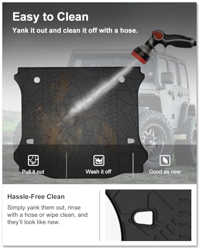 Image of Kiwi Master Cargo Mat for 2007-2018 Jeep Wrangler JK