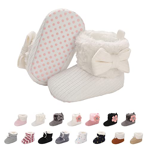 Baby Neugeborene Fleece Bootie, Winter Warme rutschfeste Weiche...