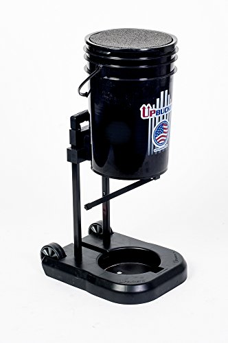 UpBucket - Baseball, Softball, Tennis Ball Bucket - Elevates & Rolls, Great for Any Sport!