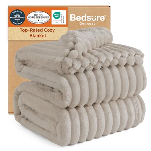 Bedsure GentleSoft King Size Blanket for Bed - Cozy Soft Blankets for Women, Cute Large Fleece...