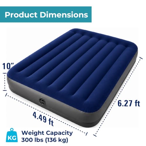 Toy Imagine Portable Inflatable Air Mattress Full Queen Size - Image 2