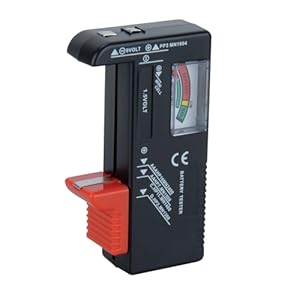 Unitec 46021 Universal Batterietester Schwarz