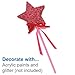 Baker Ross AR457 Wooden Star Magic Wands - Pack of 6, Card Blanks for Children to Design and Decorate, Ideal for School Work, Home Activities and Craft Group Projects