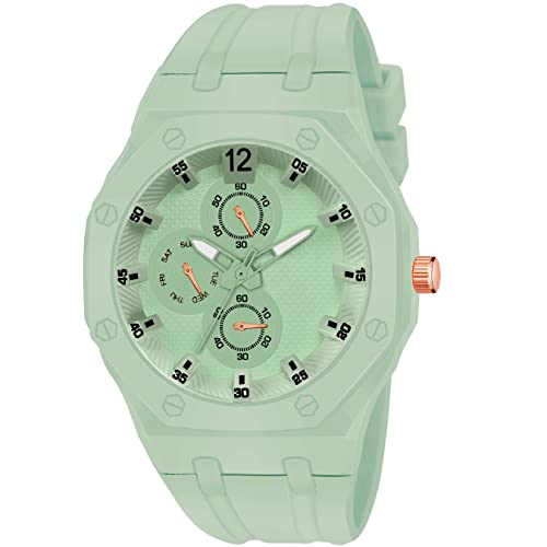 ON TIME OCTUS Analogue Unisex Watch for Men and Women MN-161-169 (Multi Dial Multi-Colored Strap)