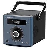 Der tragbare Radio-CD-Player verfügt über zwei Stereolautsprecher mit hoher Lautstärke und hoher Klangqualität. Bietet 5 Klangqualitäten: Pop/Jazz/Rock/Klassik/Flat. Wenn Sie Bass mögen, können Sie den 