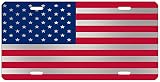 Rogue River Tactical USA Flag License Plate Novelty Auto Car Tag Vanity Gift American Patriotic US M