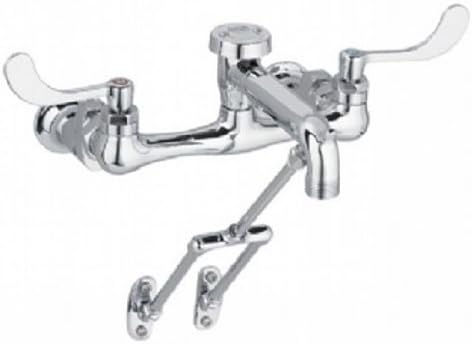 American Standard 8345.110.002 Exposed Yoke 6-Inch Spout Reach Utility Faucet with Vacuum Breaker, Chrome