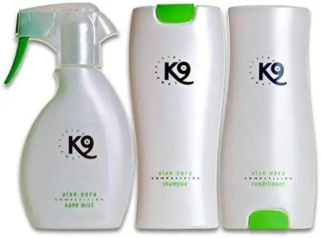 K9 Competition Aloe Vera Hundeshampoo & Conditioner Set mit Nano Mist