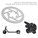 equlup Electric Scooter Brake Rotor110mm DiscBrake Rotor and Brake Caliper for Mi M365 Replacement Parts Electric Scooter Accessories