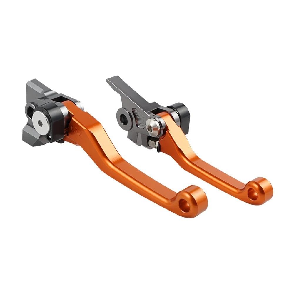 EWRsghRT Brake Clutch Lever for Kawasaki KX250F KX450F 2013-2018 2014 2015 2016 2017 CNC Pivot Brake Clutch Lever(Orange)