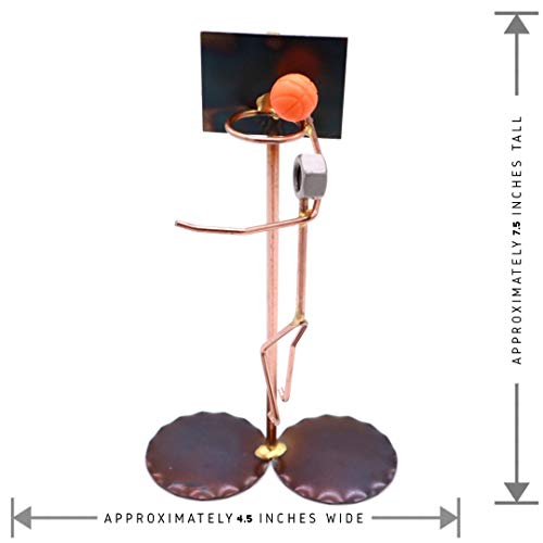 Figura Decorativa Baloncesto Hecha a Mano Metal miniatura 6