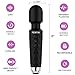 Massager Wand Wireless Handheld Personal Body Massage with 8 Powerful Speeds and 20 Modes Cordless Electric Waterproof Portable Rechargeable for Neck Shoulder Back Legs