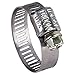 Ideal Tridon 62P1651 Stainless Steel Worm Gear Clamp, 16 SAE Size, 11/16" to 1-1/2" Diameter (Pack of 10)